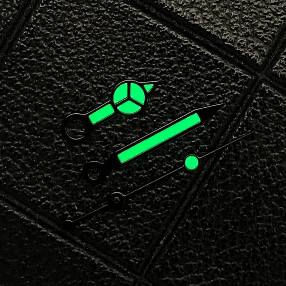 New Green Luminous Watch Hands Red Blue Green Orange Grey White Needles Watch Replacement Parts for Japan NH35/NH36/4R Movement