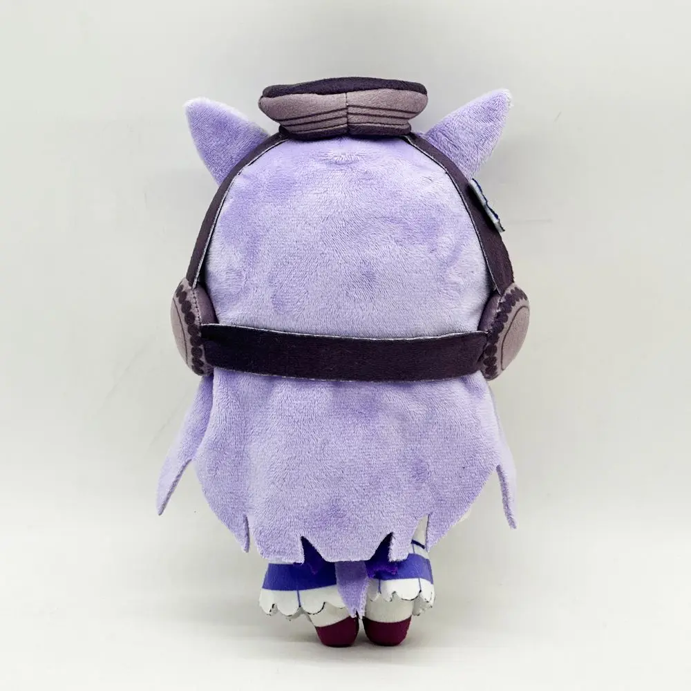 Stuffed 25-30cm Umamusume Pretty Derby Purple Hat Brown Hair Cute Plush Doll Set Soft Cotton Doll Birthday Gift for Friends