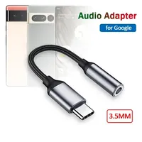 USB Type-C to 3.5mm Jack Audio Adapter Cable for Google Pixel 6a 7a 8a 4 5 6 7 8 9 Pro XL Headphone Converter Transfer Sound