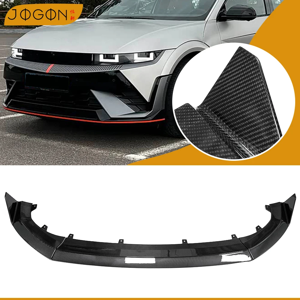 Genuine JOGON Carbon Fiber Car Front Bumper Decoration Wind Power Buffer Cover For Hyundai Ioniq 5 Ioniq 5N 2022 2023 2024 2025