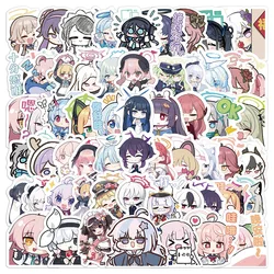 60pcs Game Blue Archive Q-version cute Sticker no-repeating diy Notebook Waterproof Stickers Hina Arona Aris Aru Shiroko Hoshino