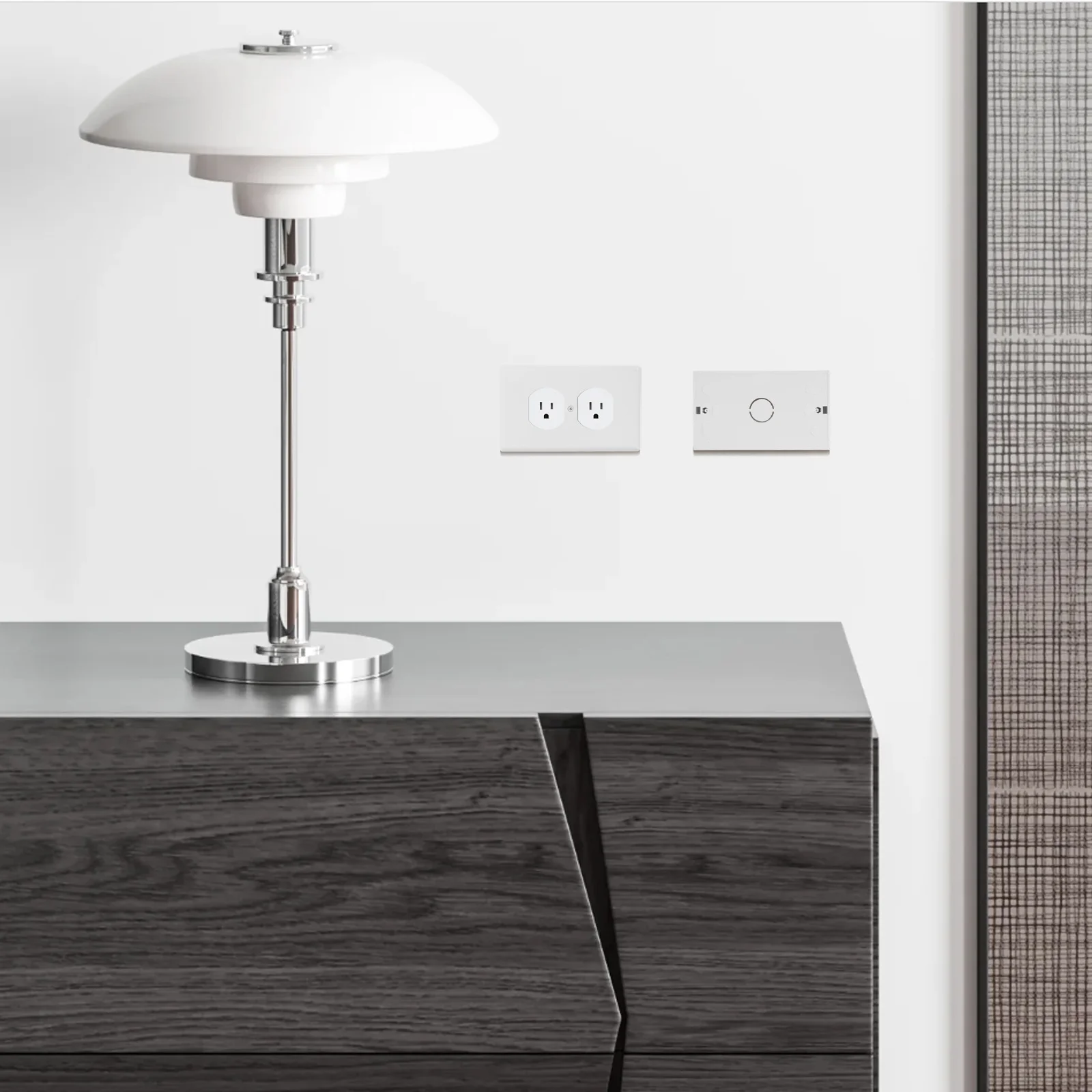 صندوق توصيل كهربائي 146 نوع سهل التركيب، مقبس مفتاح جداري متين للاستخدام التجاري المنزلي #4