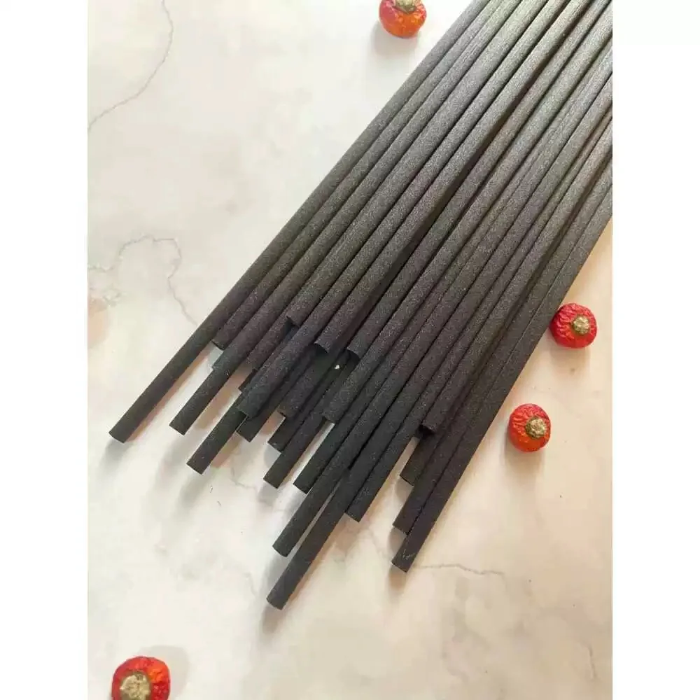 100 Piezas de Varillas de Ratán de Repuesto para Difusor de Aromas, Negras, de 5/4/3 mm, en Longitudes de 50/40/35/30/25/19 cm