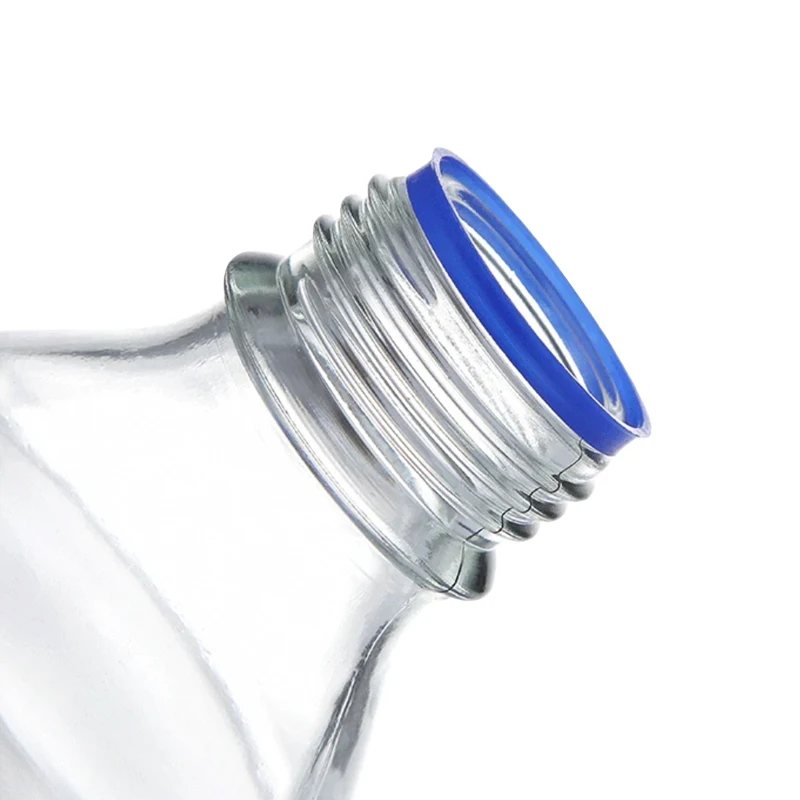 500ml Glass Reagent Bottle High Borosilicate Laboratory Glass Threaded Reagent Blue Screw Cap For Lab Reagent Liquids