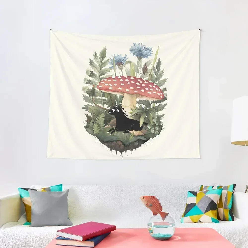 

Tiny Unicorn Tapestry Wall Hangings Decoration House Decoration Cute Room Things Tapestry