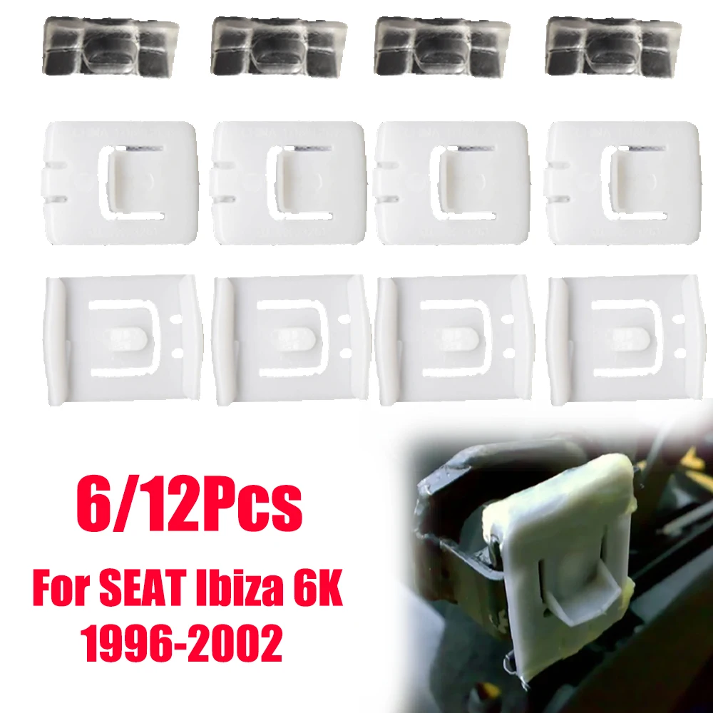 

Car Seat Fastener Rail Runner Clip Slider Guide Piece For SEAT Ibiza MK2 6K 1993 - 2002 VW Golf 3 MK3 MK2 MK1 Rabbit Accessories