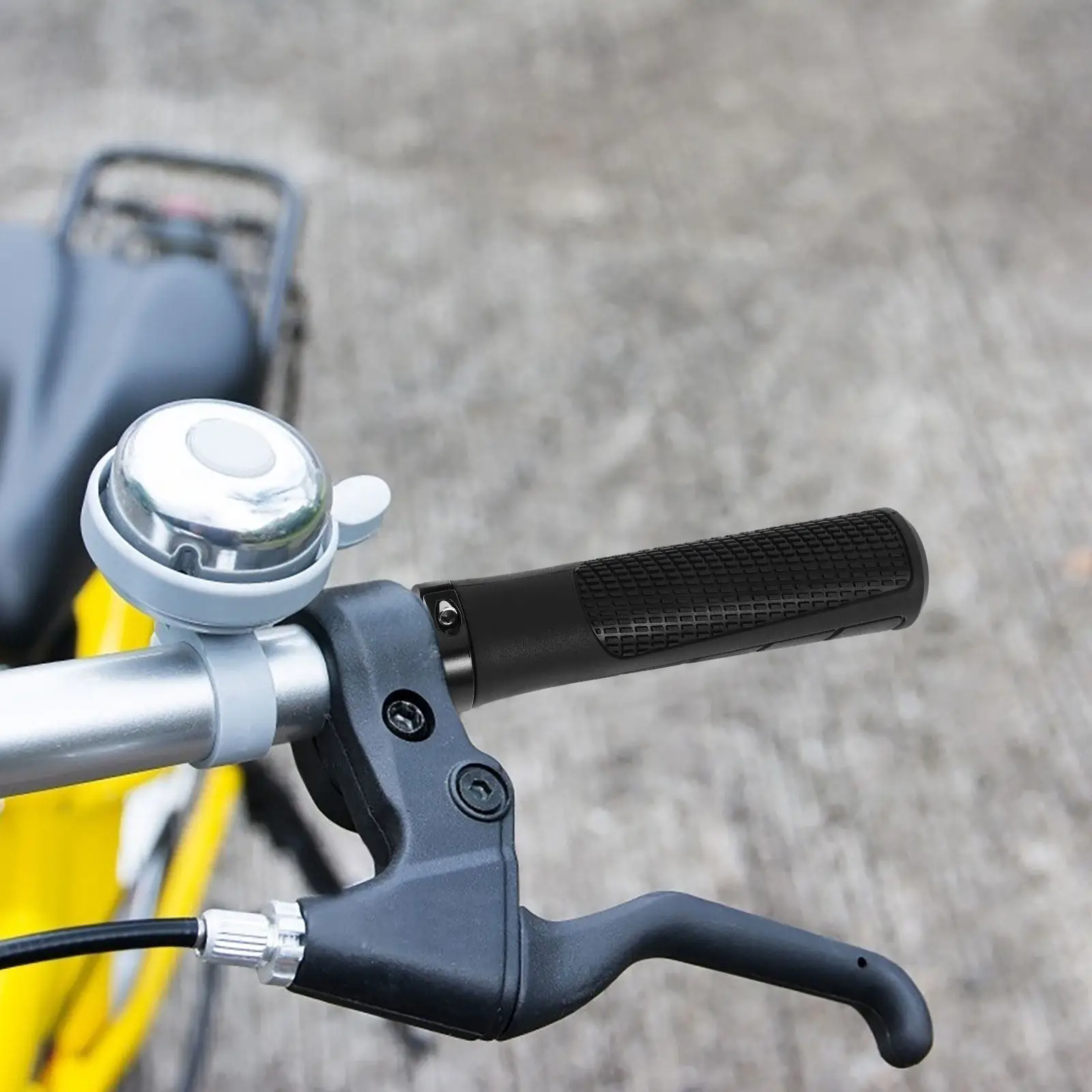 

2Pcs Non-Slip Rubber Bike Handle Grips Comfortable Ergonomic Vibration Dampening for Casual Intense Cycling Fixed Gear Road