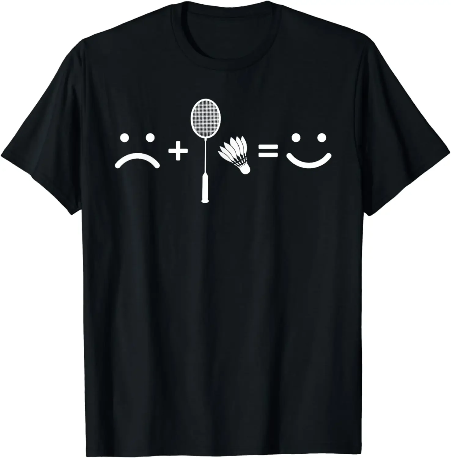 Badminton Love Happy Team Player Coach T-Shirt Funny Men Clothing Tops Streetwear Cotton Graphic T Shirts Ropa Hombre