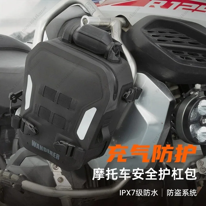 Multifunctional Waterproof Motorcycle Side Bag Quick Release Anti-drop Outdoor Travel Storage Pouch