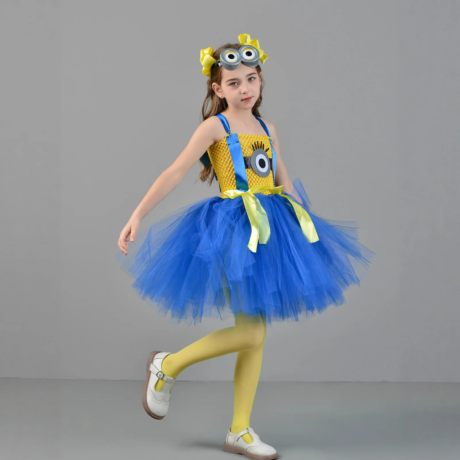 Despicable Daddy Minions cosplay costume Halloween children's party stage perfo… - Image 3