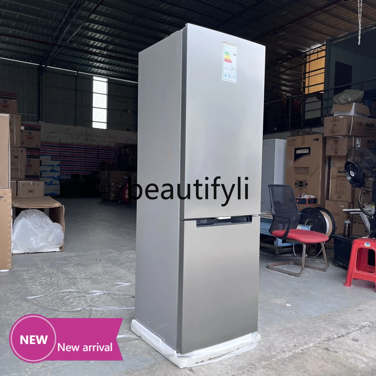 

Large double door refrigerator household frozen refrigerated air-cooled frost-free 290L two door refrigeratorX