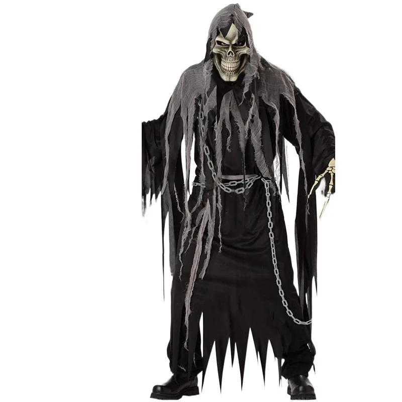 Halloween Volwassen Koude Zeis Monster Terroristisch Mysterieus Dood God Kostuum Par Prestaties Outfit 2025 Herfst Faion