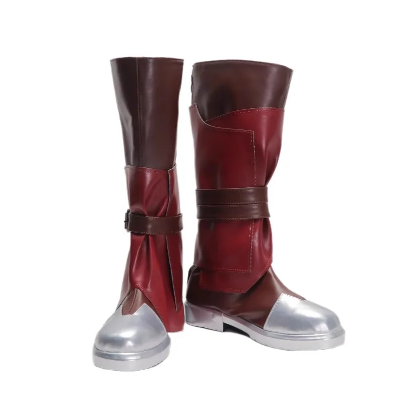 Jogo lol ekko cosplay sapatos botas trajes de halloween acessório feito sob encomenda