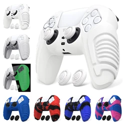 PlayVital Raging Warrior Edition Controller Protective Case Cover, Anti-slip Rubber Protector for ps5 Controller