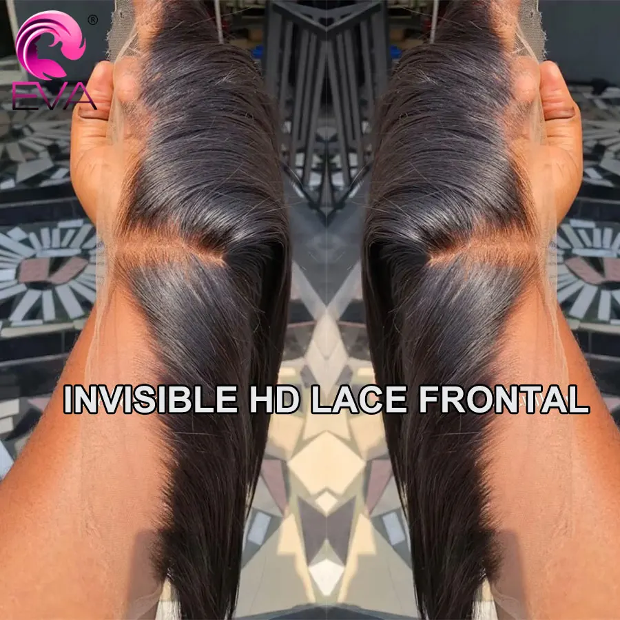 

Волосы Eva 13x6 HD Кружевная фронтальная застежка Прямые необработанные человеческие волосы 7X5 HD Кружевная застежка Невидимые швейцарские HD кружевные шкуры для женщин
