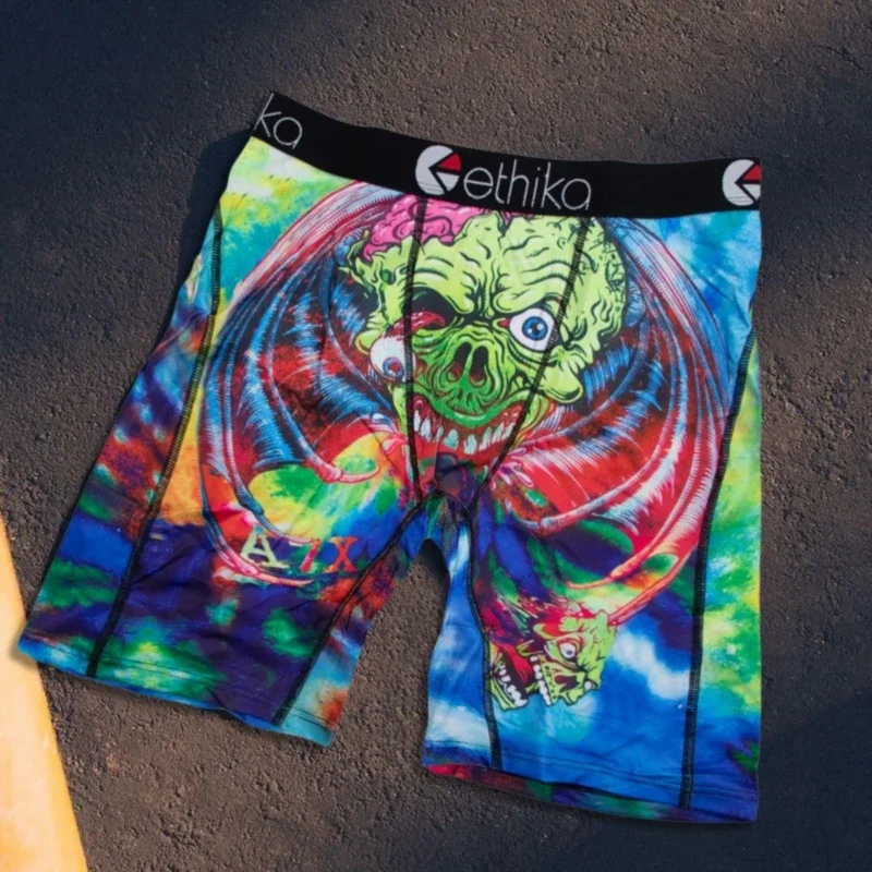 

ETHIKA мужские трусы-боксеры дышащая сетка с промежностью мужское нижнее белье плавки мужские трусы с принтом сексуальные мужские трусы-боксеры больших размеров