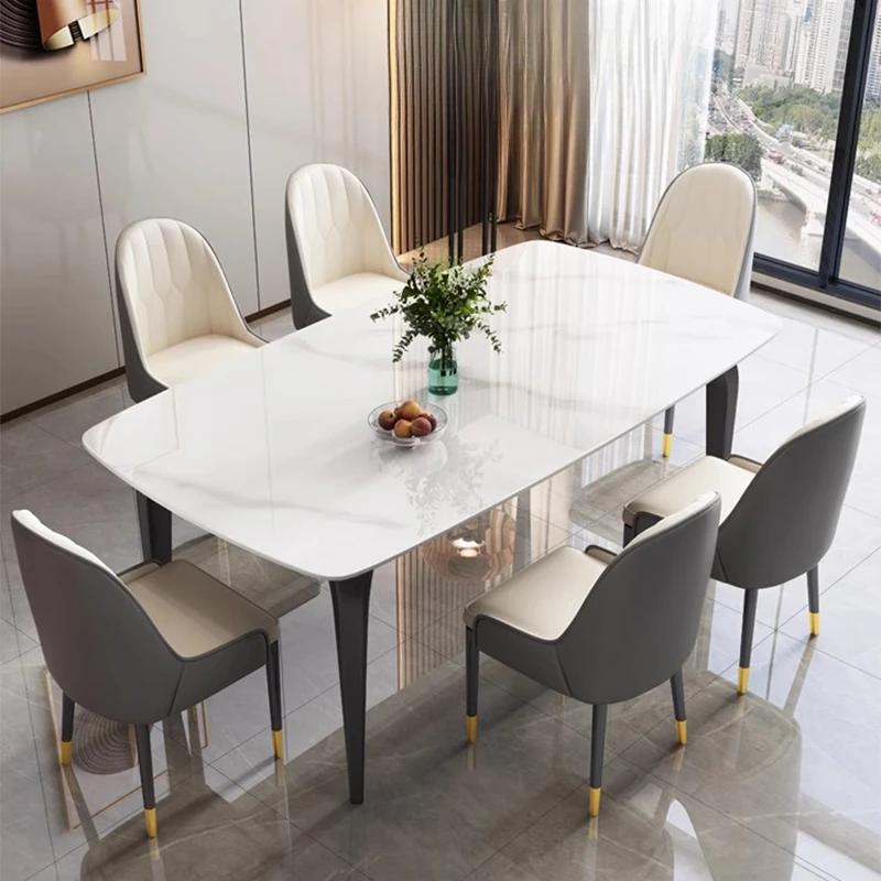 

Rectangular Marble Dining Room Sets Restaurant Luxury Coffee Dining Room Sets Kitchen Tavolino Da Salotto Livingroom Furniture