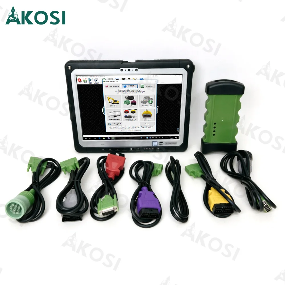 CF33 tablet+for jpro dla diagnostic 2024 DLA+2.0 Vehicle Interface Diesel Newest Heavy Duty Truck Scanner Diagnostic Tool