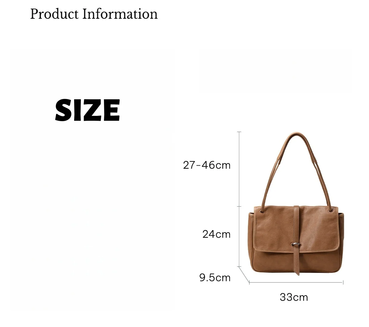 Tas Tangan Kulit Dua Lapis Tas Selempang Vintage untuk Bepergian Tas Messenger Kapasitas Besar untuk Wanita - Lembut