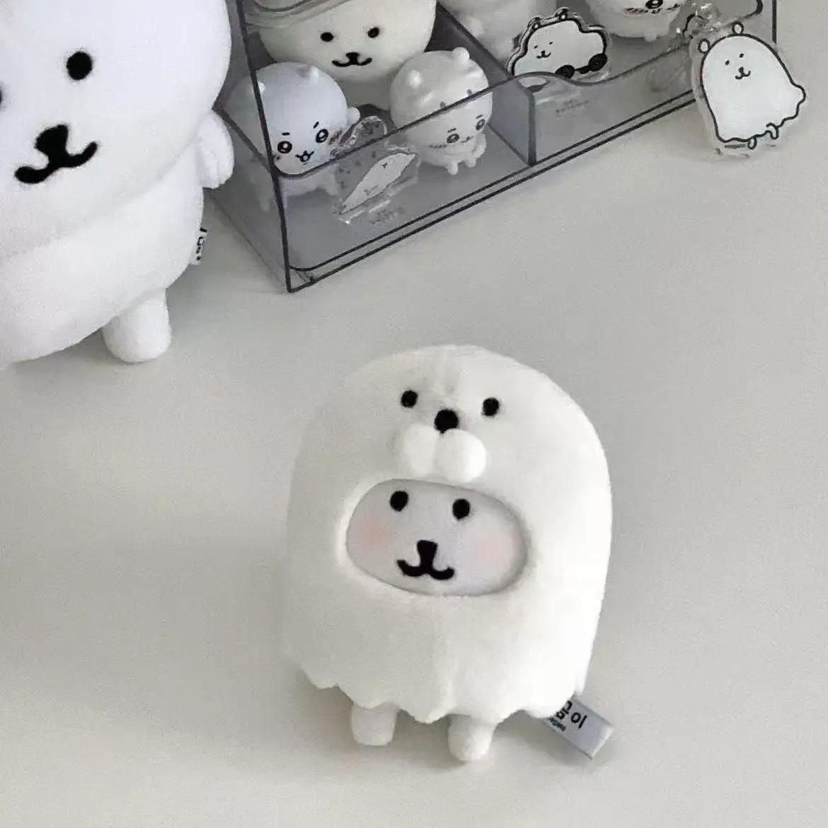 2025 Hot Selling Ghost Cotton Doll 10cm Headset Doll Decorative Clothing Headset Cute Fashion Versatile Decorative Clothing