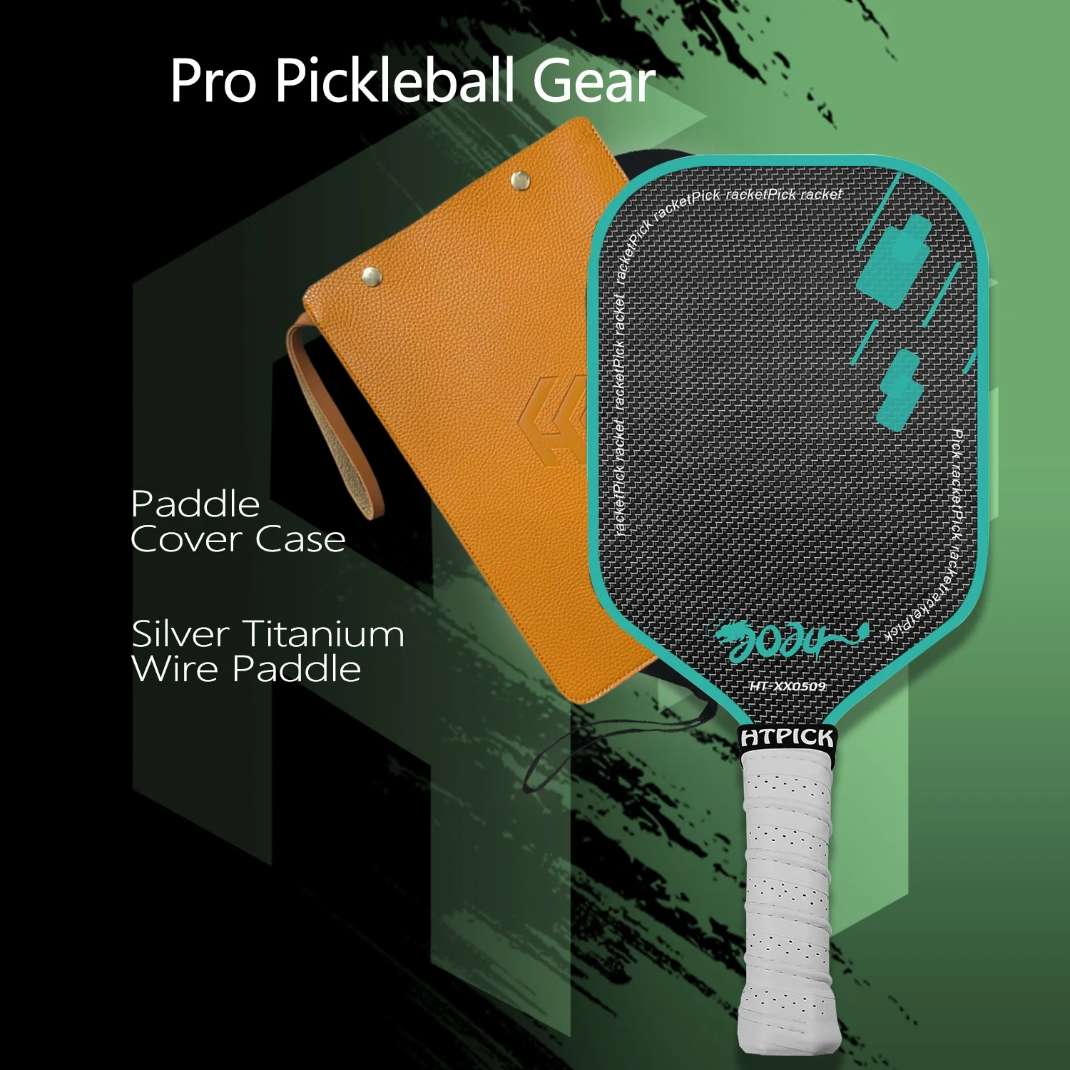 

HTPICK Thermalforming Titanium Wire Pickleball Paddle, High Performance, Suitable for Both Men and Women
