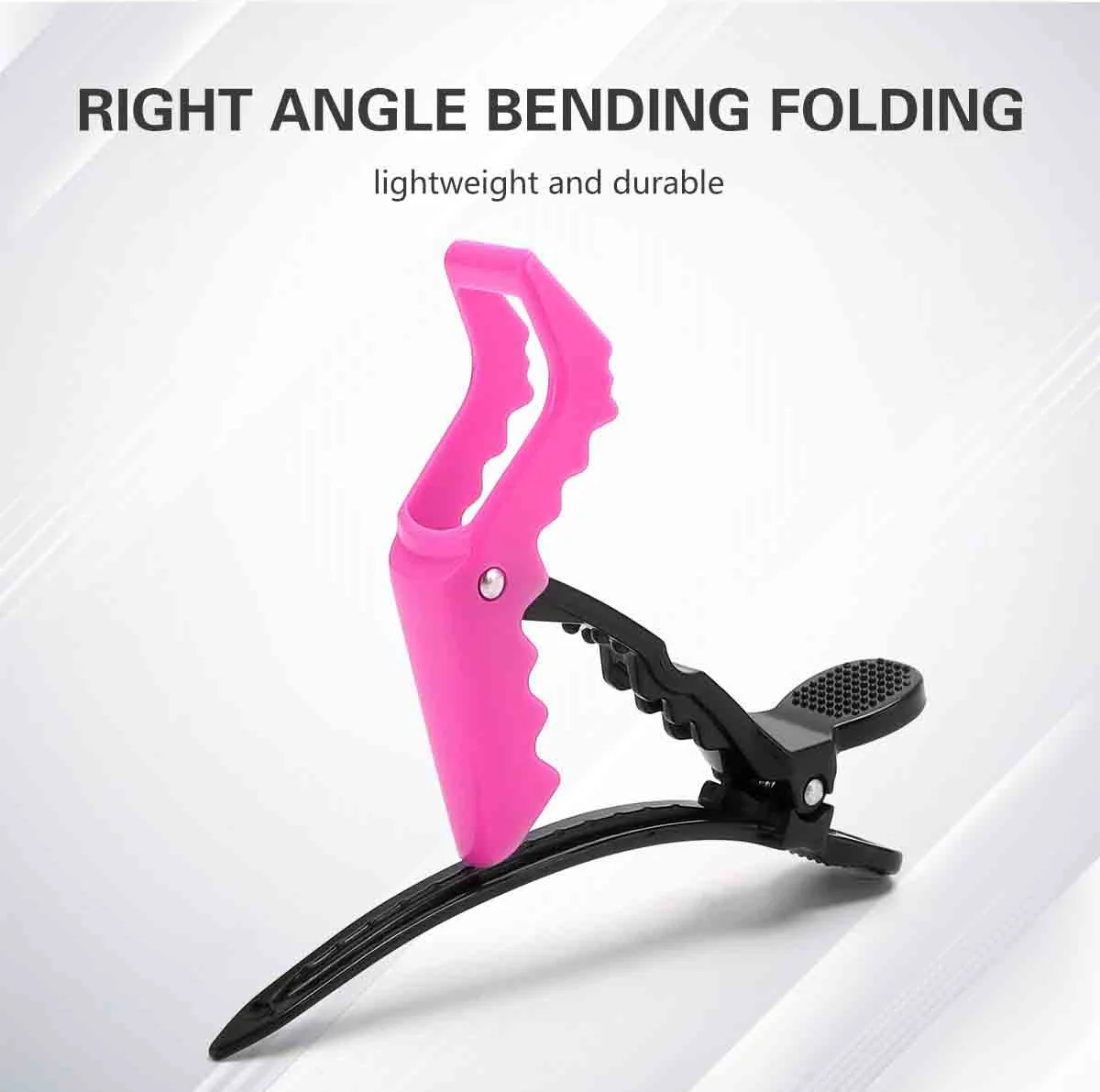 30 teile/schachtel Friseur Haars pangen Friseur Klemmen Klaue Haar Schnitt Black pink Clip für Salon Haars tyling Friseur Werkzeug – Detail 6
