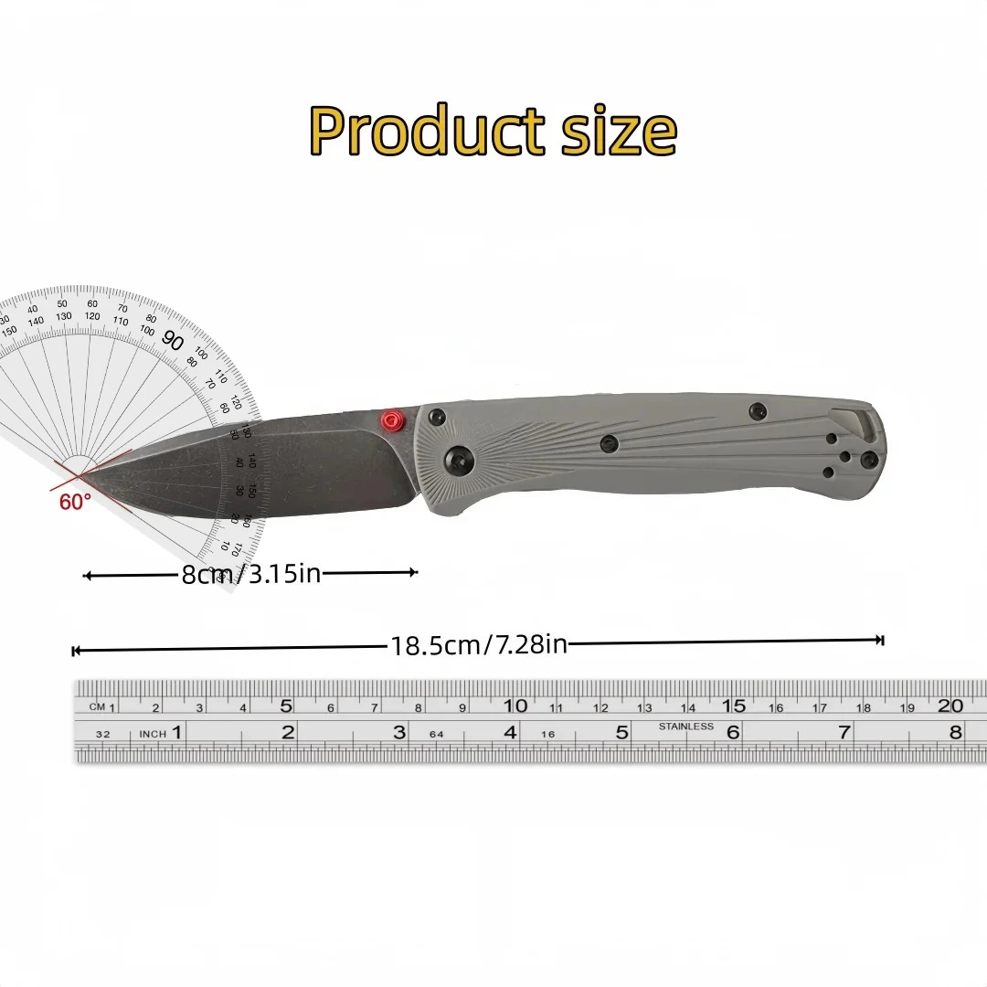 Aluminum Handle Outdoor  Pocket Knife Camping Survival Hiking Backpacking Hand Tools Gift Good Choice Outdoor Adventure EDC view 6