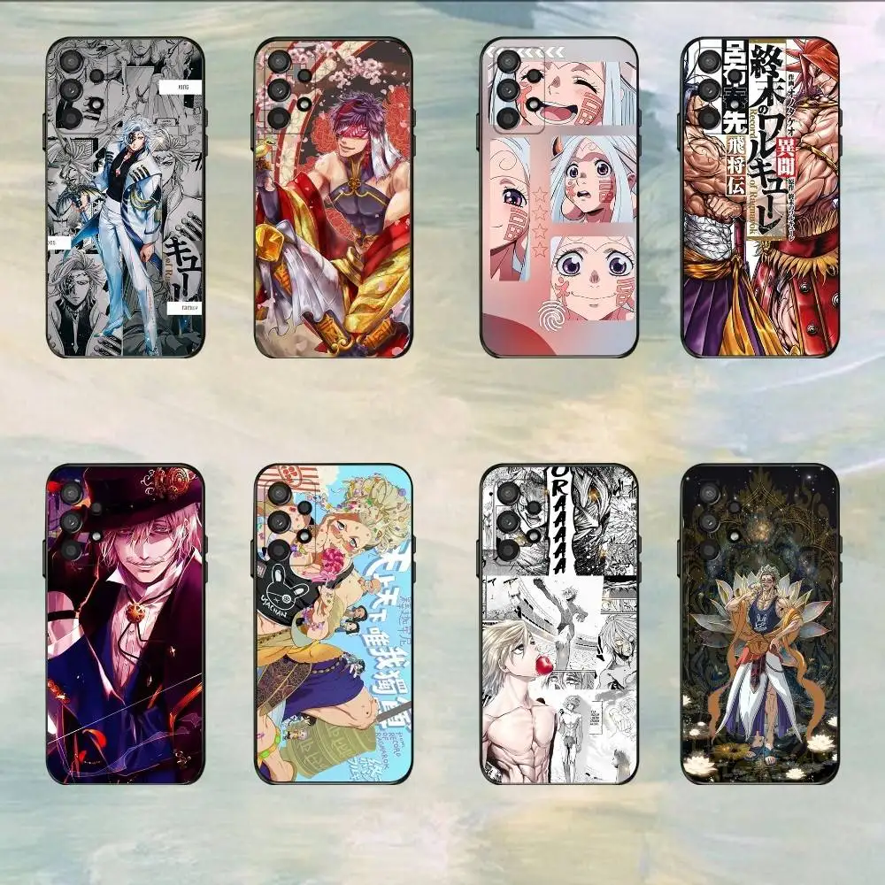 

Record of Ragnarok Anime Phone Case For Samsung S25,S24,S21,S22,S23,S30,Ultra,S20,Plus,Fe,Lite,5G Black Cover