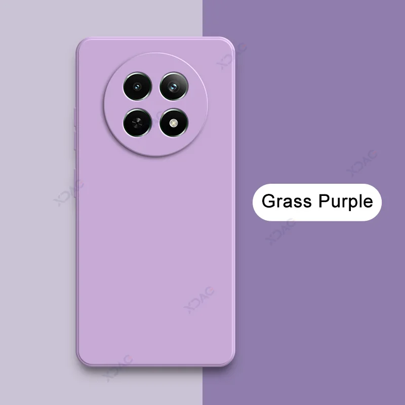 Luxury Dual Layer Cellphones Case Covers for Realme C65 5G Camera Protection RealmeC65 Fashion Soft Square Liquid Silicone Armor
