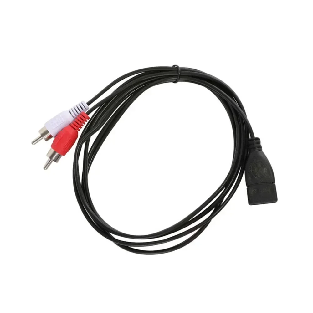 

1.5m Video Extension Cable Composite Adapter Dual 2 Male For electrical equipments To USB Female A High quality