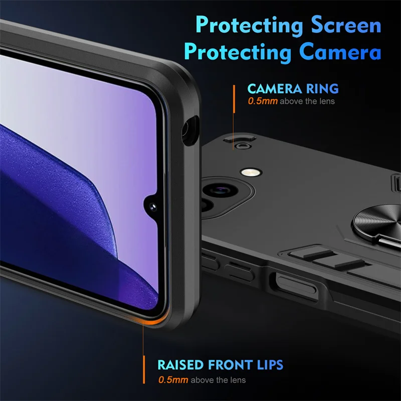 Military Grade Shockproof Case for Google Pixel 10A 10 Pro XL 9A 9 Pro Protective Cover Ring Stand Holder Capa Shell Fundas view 5