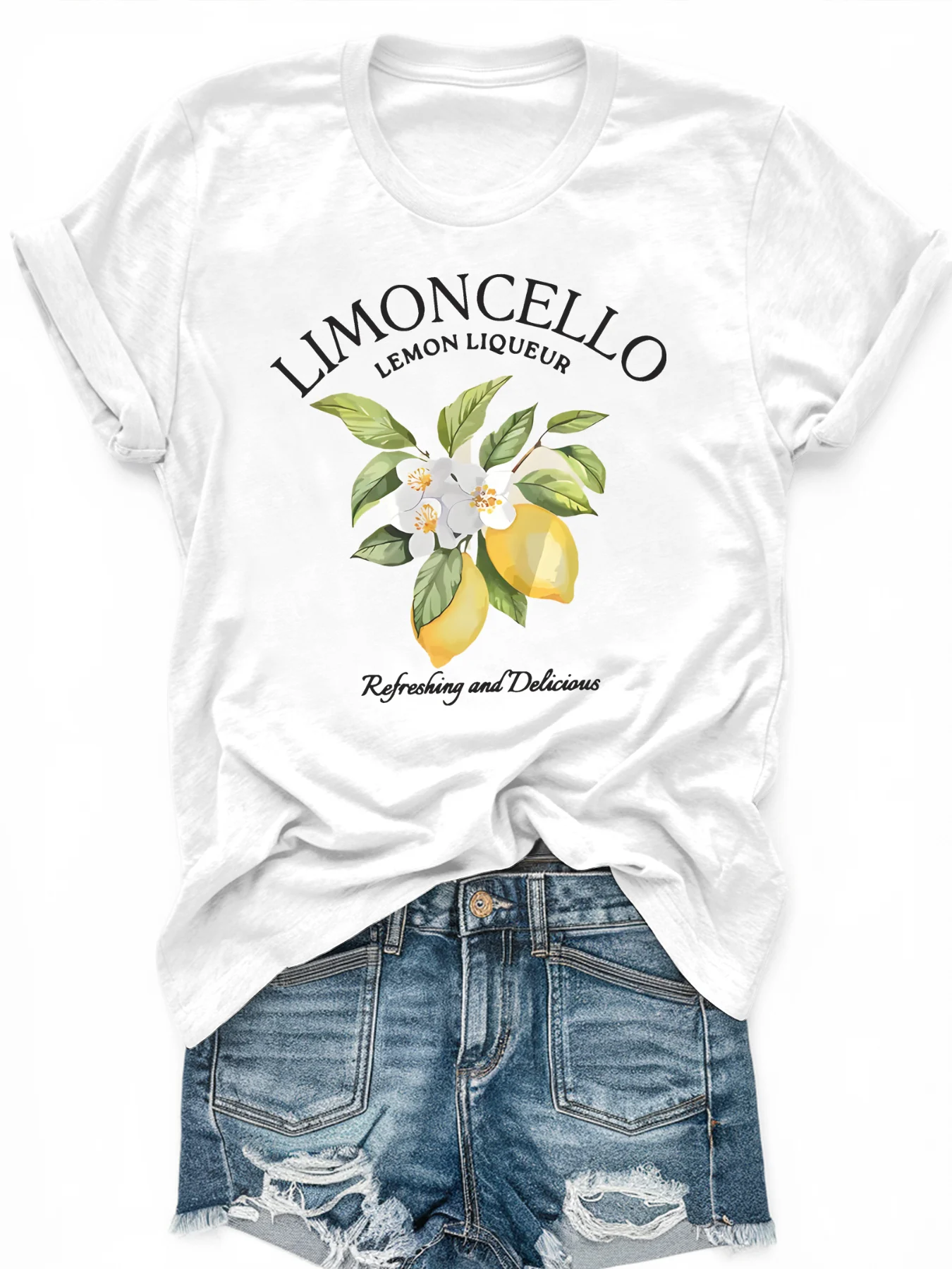 

Women's large-size printed short-sleeved T-shirt, loose and casual, soft, comfortable and breathable, outdoor sports