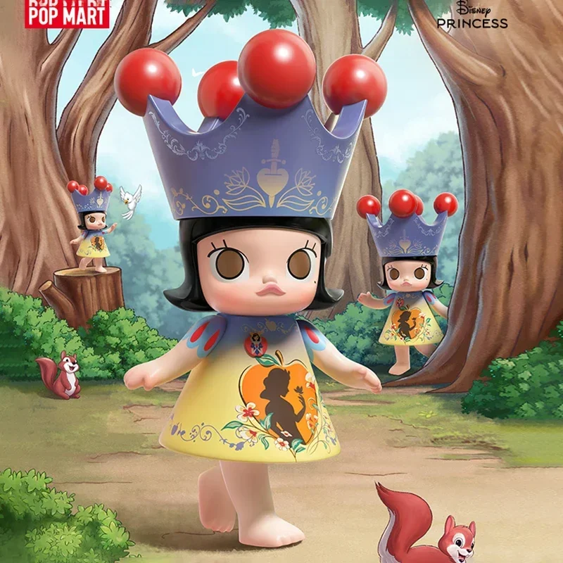 POP MART Mega Royal Molly 400% Sneeuwwitje Serie Blind Box Guess Bag Anime Action Figure Desktop Model Beeldjes Poppen Ornamenten