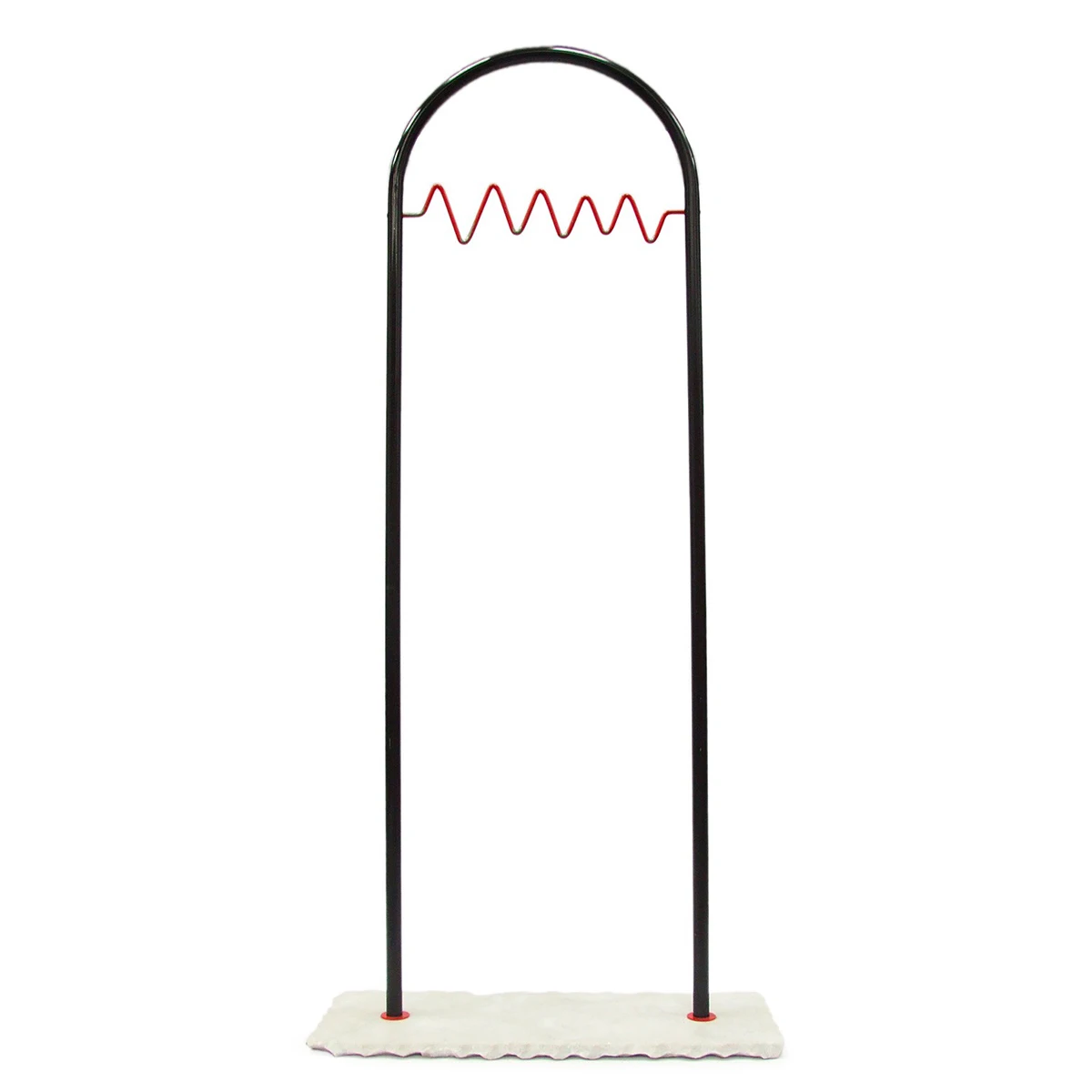 Simple and fashionable designer design, coat rack, arched wave bedroom, floor to floor coat rack, Nordic marble seat