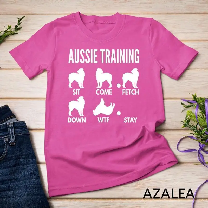 

Футболка унисекс Aussie Training с австралийской овчаркой и трюками