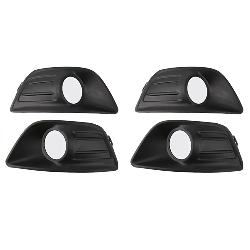 4X Car Front Fog Lamp Grille Fog Light Trim Cover Fog Light Protect Frame For Citroen C4 Limited Time Offer