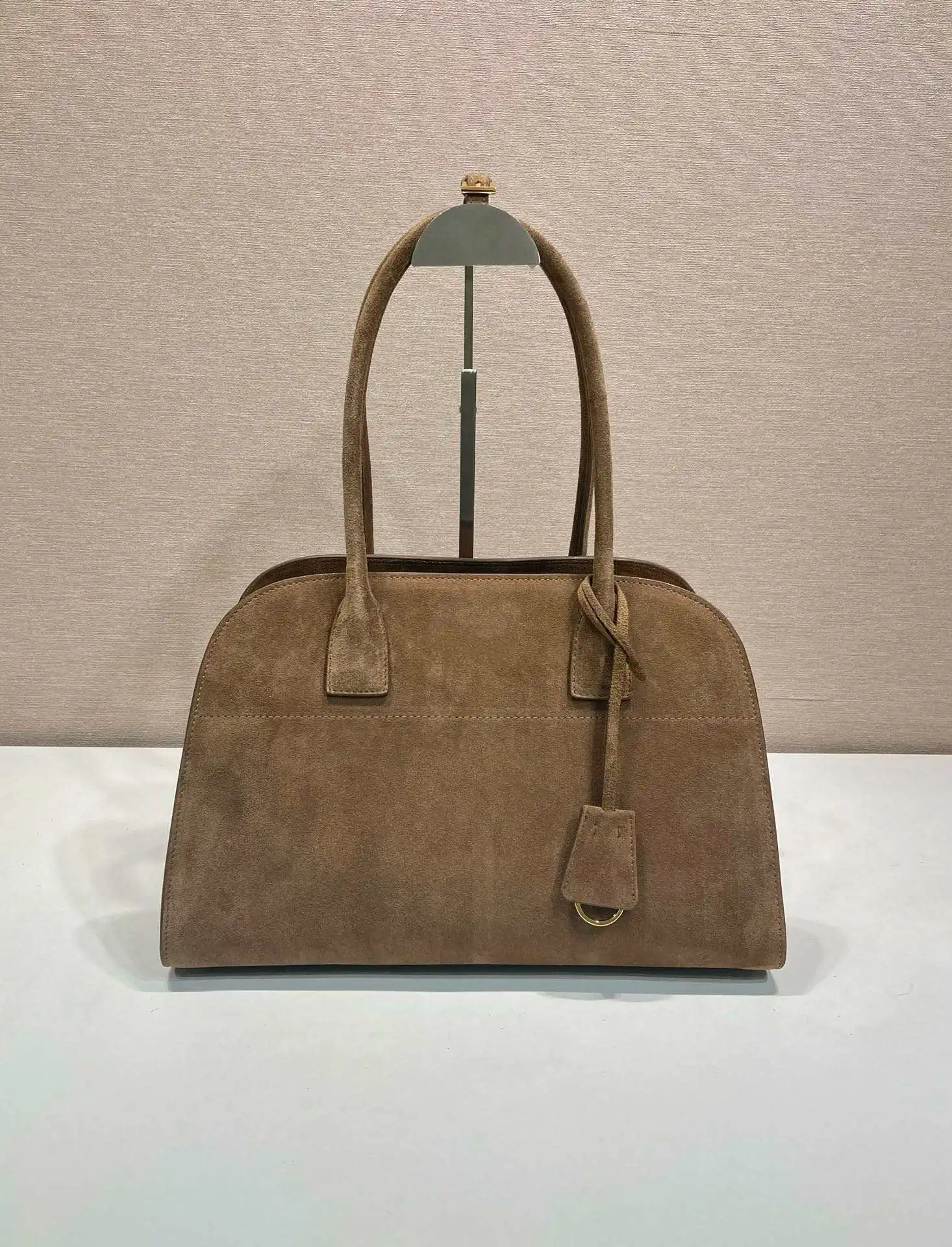 

25FW Luxury Suede Tote Bag - Premium Fashion Large Capacity Genuine Leather Commuter Shoulder Bag
