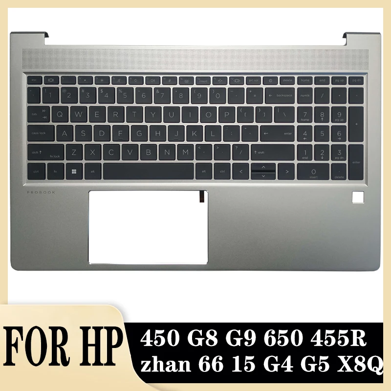 

New US/LA/SP/UK Keyboard with Backlight palmrest cover For HP ProBook 450 G8 G9 650 455R ZHAN 66Pro15 G4 M21742-001