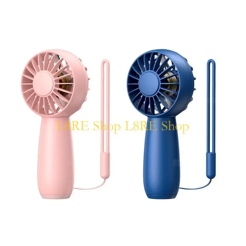 L8re 2pcs / set ventilateur main-d'œuvre rechargeable refroidissement portable mini ventilateur portable ventilateur