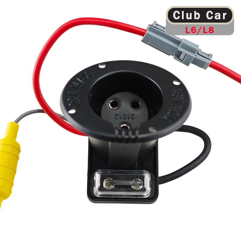 Golf Cart Accessories Golf cart charging socket suitable for Club Car DS L6 and L8 OEM #102848701 1028487-01