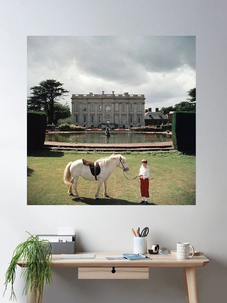 Slim Aarons 'Lord Of All I Survey', Print Art Canvas Poster, Living Room, Home Wall Decor Picture