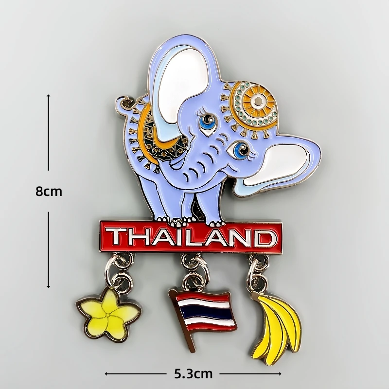 تايلاند ملصقات الثلاجة بانكوك السفر الهدايا التذكارية كوه ساموي فوكيت كرابي مغناطيس الثلاجة ديكور المنزل هدايا الزفاف #4