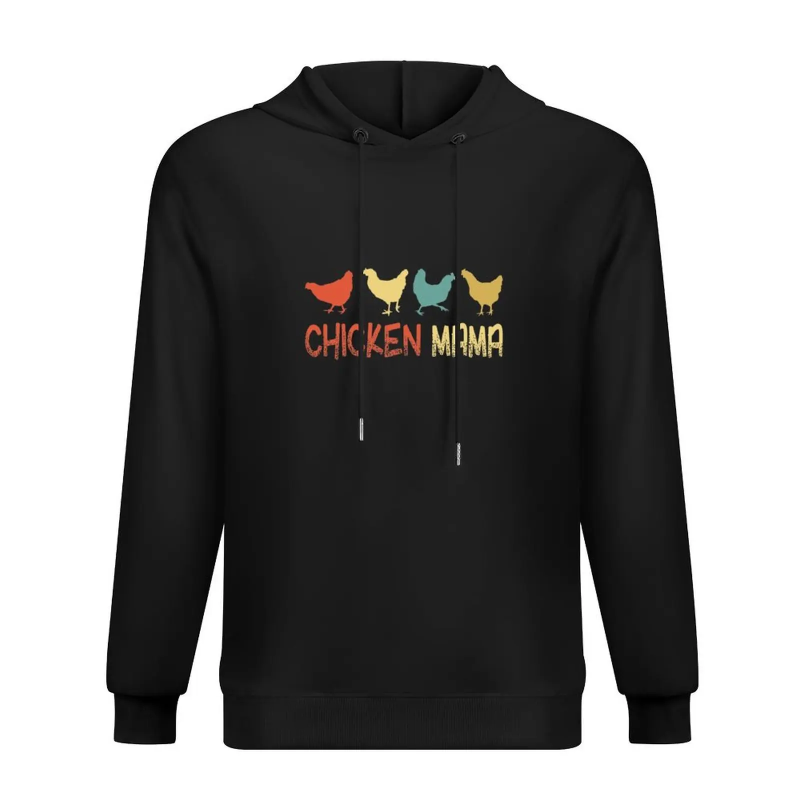 

Chicken Mama Retro Chicken Farmer Gift Hoodie men clothing anime clothing men clothes men's oversize hoodie