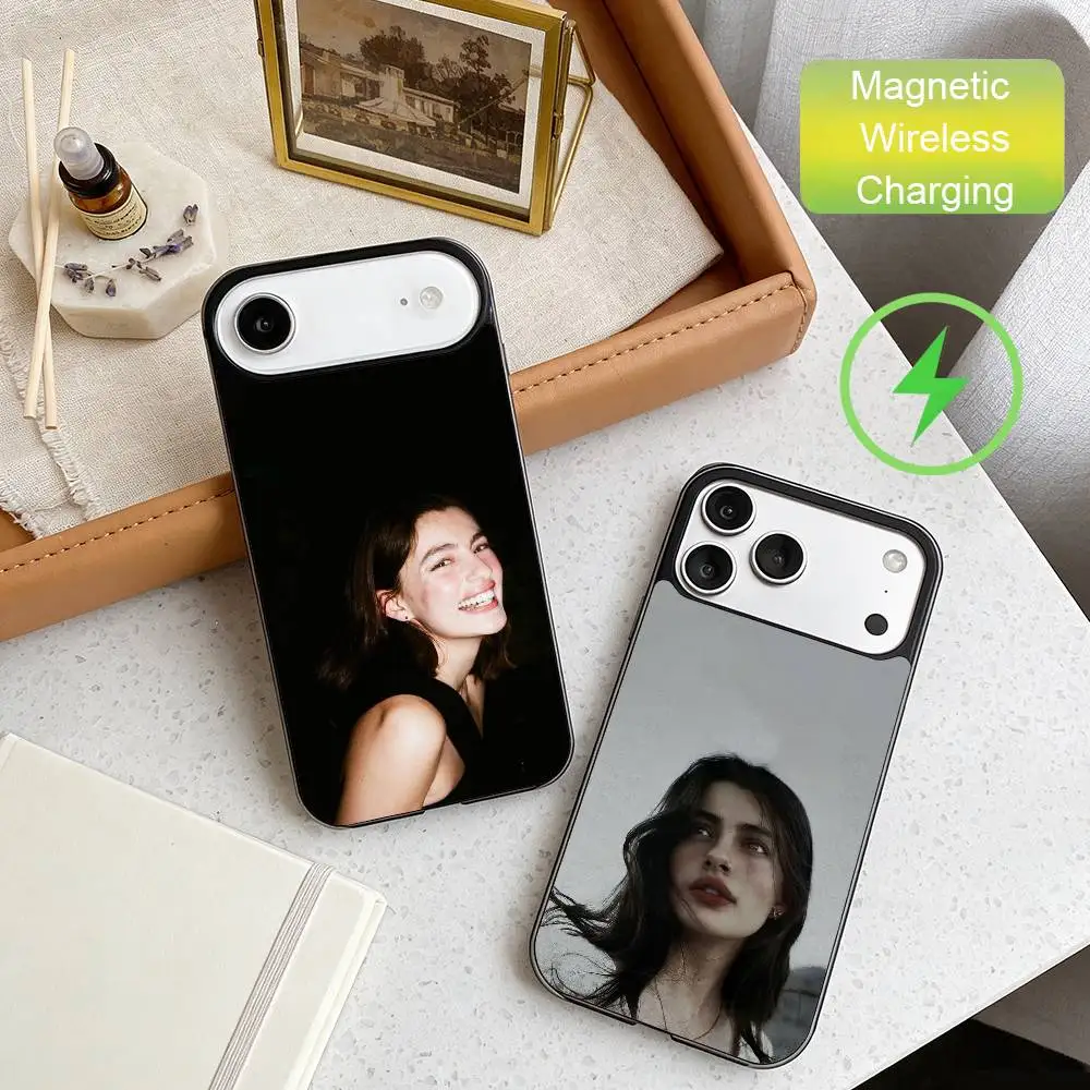

Youthful Fresh Vibe D-Diana Silvers Phone Case For iPhone17,16,15,14,13,12,11 Plus,For Magnetic Wireless Charge Cover