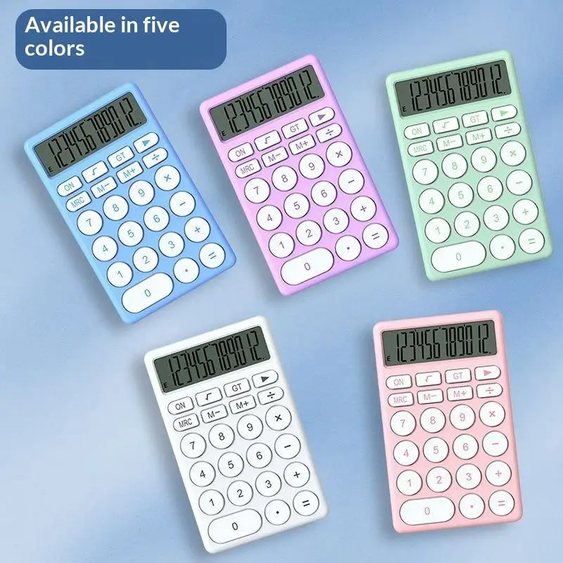 Digits Desk Mini Calculator Big Button Accounting Tool For Students Small Business Supplies