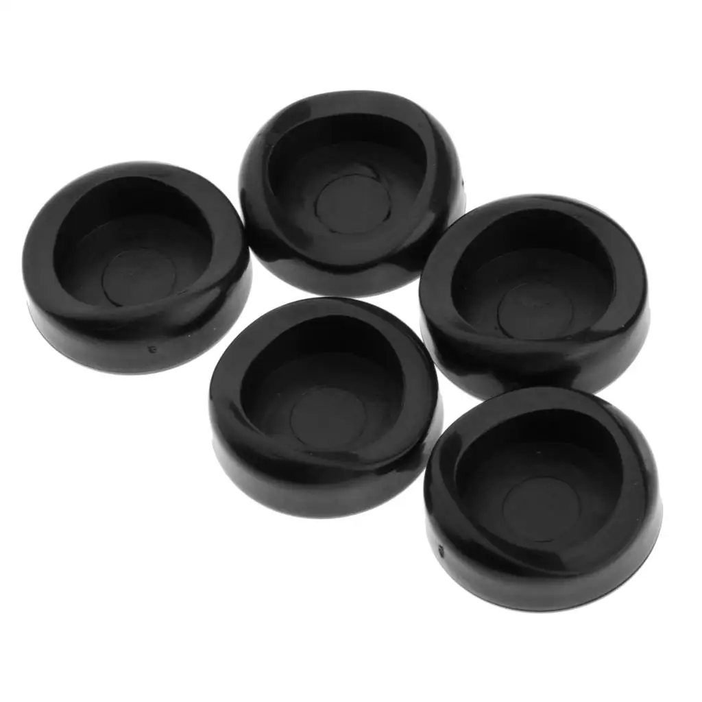 5pcs Plastic Saxophone Upper Thumb Rest Button, 24mm Outer Diameter, 14mm Inner Diameter for Soprano Alto Tenor Sax