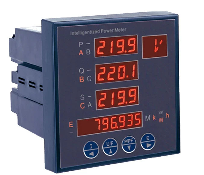 

FU2030 THREE PHASE MULTIFUNCTION LED DIGITAL ELECTRICAL PANEL POWER METER