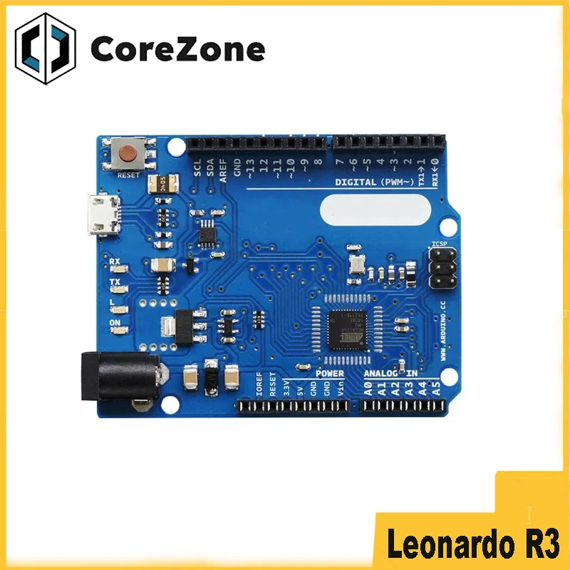 Leonardo R3 Microcontroller Original Atmega32u4 Development Board With USB Cable Compatible