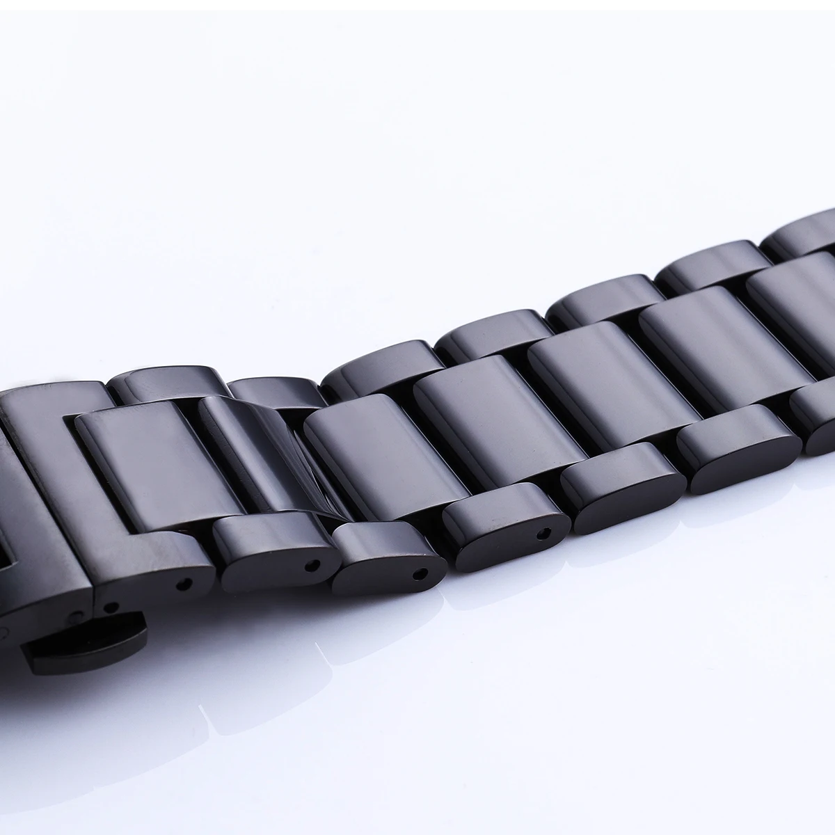 

Stainless Steel Watch Strap 18mm High end Scratch resistant Seamless Comfortable Replacement Band Clasp Compatible Most