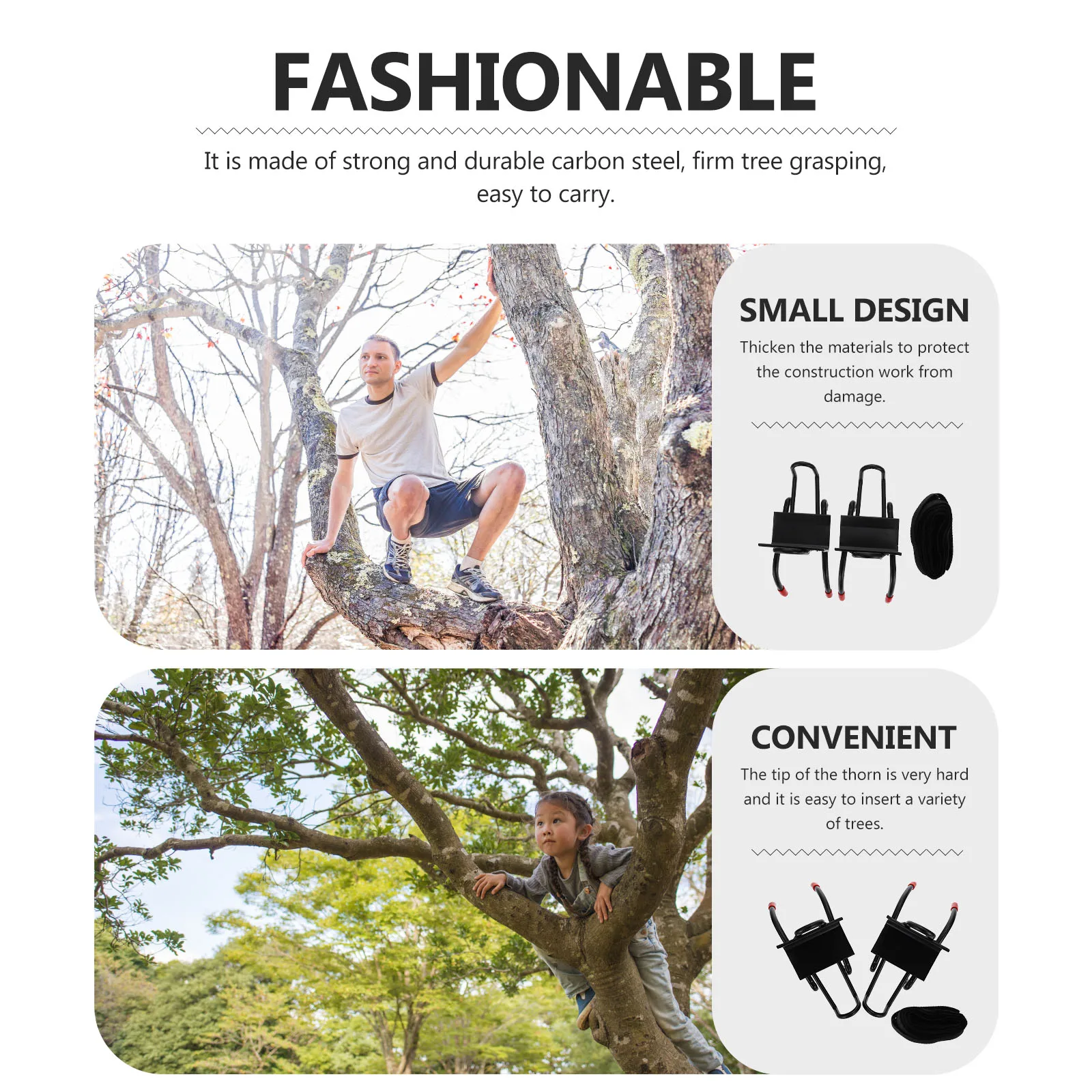 

1Set Anti-Slip Foot Spikes Multi-Functional Accessories Solid Workmanship Safety Climbing Equipment